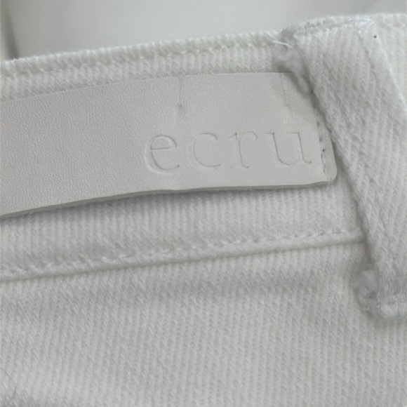 ECRU The Robertson Split Front Jean White size 25 - Picture 8 of 10